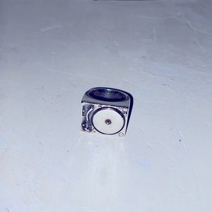 Sterling Silver Turntable Ring 💍 made in Japan size 8​​​​​